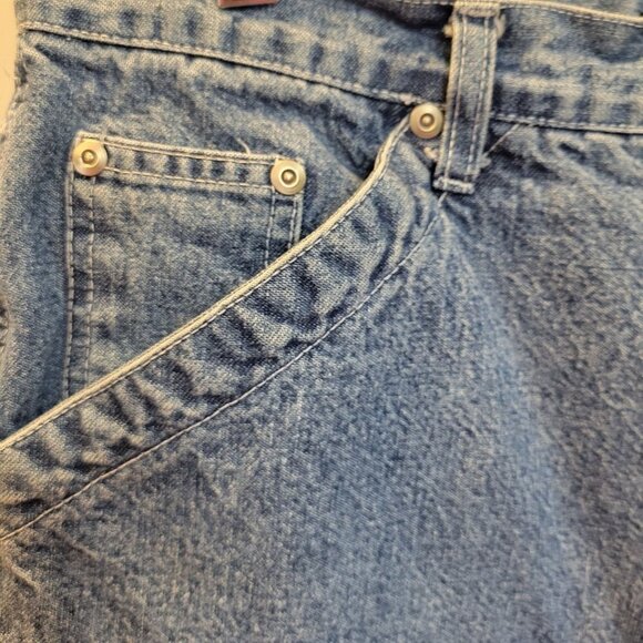 Vintage J.G. Hook Women's Sz 14 High Rise Straight Leg Medium Wash Denim Jeans - Picture 3 of 9
